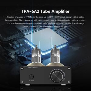 BRZHIFI Factory Wholesale HiFi Level BT 5.0 <strong>Mini</strong> Size Aluminum Vacuum Tube Headphone <strong>Amplifier</strong> - Product Image 2