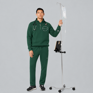 Sudadera con capucha personalizada RN BSN para enfermeras, con cremallera de un cuarto, regalo de graduación médica, bordado de caduceo en la manga, regalos POD para dropshipping - Product Image 6