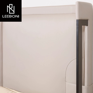 Fait sur mesure Dernier <span class=keywords><strong>lit</strong></span> double en cuir moderne italien populaire Ins Tête <span class=keywords><strong>de</strong></span> <span class=keywords><strong>lit</strong></span> haute <span class=keywords><strong>Lit</strong></span> Queen Size - Product Image 5