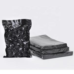 Bolsa de vacío sellada en relieve laminada de grado alimenticio PA PE Plástico Nylon Compresión Salchicha Almacenamiento de carne Embalaje Sellado térmico negro - Product Image 5