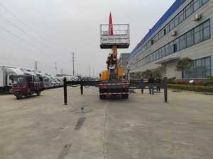 <span class=keywords><strong>Plataforma</strong></span> de Trabajo Aérea Howo de 35 Metros, <span class=keywords><strong>Plataforma</strong></span> de Trabajo Aérea con Brazo Telescópico Hidráulico 4x2, Utilizada para Instalación de Publicidad - Product Image 6