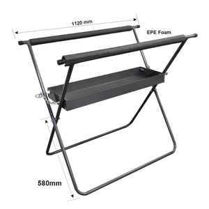 Supporto per carrozzeria regolabile supporto da lavoro portatile pieghevole pannello da lavoro banco da lavoro con vassoio strumenti - Product Image 5