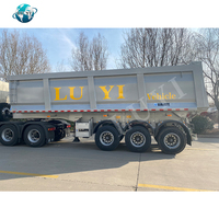 LUYI Camion Remorques Fabricant chinois Camion à benne basculante Corps 40t en forme de U Remorque à benne basculante