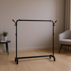 Appendiabiti in Metallo Rettangolare Minimalista, Guardaroba Singolo a Piantana in Ferro Resistente - Product Image 2