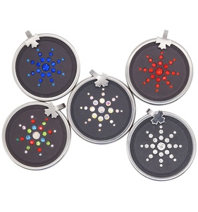 Oferta Especial: Colgante de Salud con Energía Cuántica y Protección Anti-EMF, Diseño Clásico de Girasol de Lava con Marco de Acero Inoxidable, para Uso Diario - Product Image 2