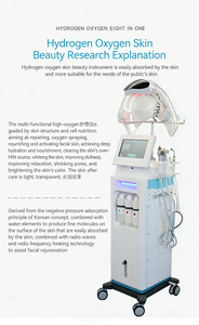 Máquina facial portátil 8 en 1 de hidro-oxígeno para limpieza profunda de la piel, equipo de belleza para reafirmar el rostro - Product Image 2