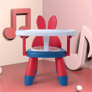 Children's Chair With Tray <b>Plastic</b> Baby <b>Stool</b> For 6 Months To 10 Years Kids Dining Learning Seat - Product Image 2