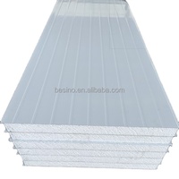 Panneau Sandwich PU EPS d'Isolation en Mousse pour Mur et Toit