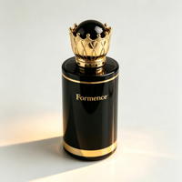 Flacons de parfum en verre cylindriques au design unique, 30 ml, 50 ml, 100 ml, flacons de parfum vides avec boîte personnalisée