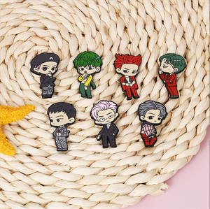 金属ピンkpopロゴハードソフトエナメルバッジ楽器服アニメラペルピン - Product Image 4