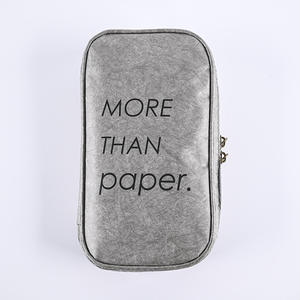 Usine directe lavable multifonctionnel personnalisé DuPont papier sac de rangement voyage maquillage cosmétique sac - Product Image 1