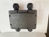 Boîtier de jonction étanche IP68 en nylon de type H à 4 voies E-Weichat, modèle gravé au laser EW-M2068L-H pour éclairage LED extérieur