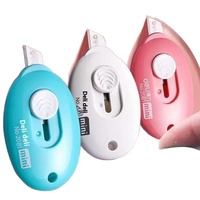 Deli 2081 Mini couteau utilitaire pour étudiant Cute Craft Paper Cutter and Opener Tool in Small Art Box for Students