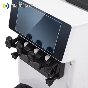 Máquina de helado suave comercial inteligente de sobremesa con triple cabezal, preenfriamiento y doble compresor, equipo eléctrico. - Product Image 4