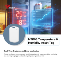 Dispositif intelligent IoT de suivi de température et d'humidité avec alerte de vibration, balise d'actif, iBeacon, balise BLE