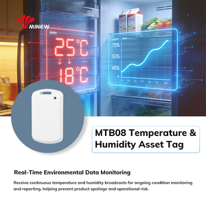 Temperature & Humidity Monitoring Vibration Alert Asset Tag Smart IoT Device Ibeacon Ble Beacon - Product Image 3