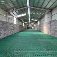 Système de plancher en béton robuste pour mangeoire à sel avec clôture pour ferme ovine de 3000 têtes