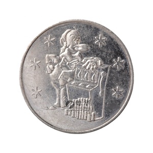 <span class=keywords><strong>Prix</strong></span> usine Cupronickel Metal Token Coins Jeton de machines à pièces de haute qualité - Product Image 1