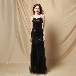 S2258N Nouvelle Robe de Soirée 2026 pour Mariée, Longue, Coupe Sirène, Ajustée, à Bretelles, Ornée de Diamants, pour Banquet de Remerciement, Réception, Exposition Automobile - Product Image 4