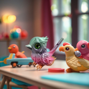 Sifflet d'appel d'oiseaux en plastique imprimé en 3D, tonalité réglable selon le volume d'eau, pour l'entraînement aux appels d'oiseaux - Product Image 2