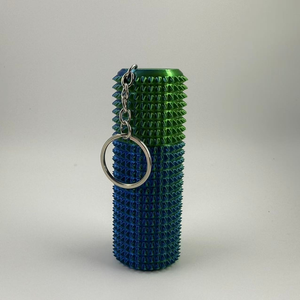 المنتج الأكثر مبيعًا: سلسلة مفاتيح محمولة للتدليك والتخزين بمقبض صغير ومسامير حادة - Product Image 3