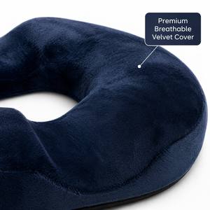 Cojín <span class=keywords><strong>de</strong></span> espuma viscoelástica en forma <span class=keywords><strong>de</strong></span> donut para asiento, almohada en forma <span class=keywords><strong>de</strong></span> O para coxis, alivio del dolor <span class=keywords><strong>de</strong></span> coxis, hemorroides y posparto, venta al por mayor - Product Image 6