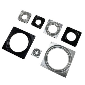 Placa giratoria de hierro, plataforma giratoria cuadrada para exhibición de muebles, almacenamiento de accesorios, 2, 3, 4, 6 pulgadas - Product Image 1