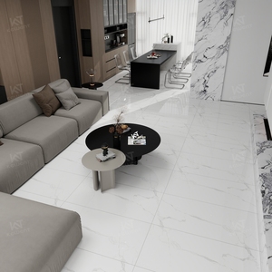 24x48 Piastrelle per pavimenti in porcellana lucida in marmo bianco lucido 60x120 600x1200 per soggiorno - Product Image 6