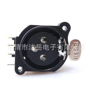 Conector XLR de 3 Pines para Montaje en Panel, Receptáculo de Micrófono para Uso en Audio y Video - Product Image 2