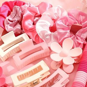 الأكثر مبيعًا من ساكورا دبوس شعر وردي عابر للحدود طقم ربطة شعر على الطراز الأوروبي والأمريكية إكسسوارات شعر مشبك مجموعة ربطات رأس - Product Image 2