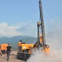 Foreuse DTH sur chenilles de type divisé KG726 avec diamètre de forage de 801-115 mm, garantie de 5 ans pour l'exploitation en carrière ouvert et l'extraction de pierre