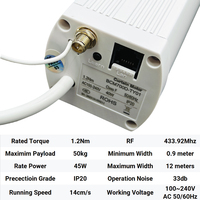 Motor de Cortina Inteligente Tuya Wifi/Zigbee BCM700D con Control Remoto Alexa para Casa Inteligente, Cortina Automática Inteligente