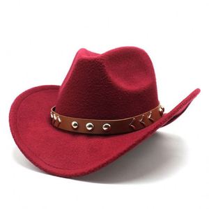 Chapeau Fedora en feutre unisexe, sombrero, chapeau western personnalisé, chapeau de cowboy en feutre - Product Image 6
