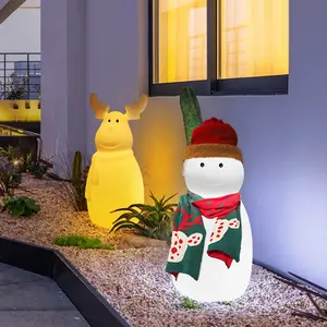 New waterproof IP54 series christmas Cowboy snowman shape decorations led xmas lights outdoor