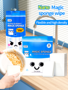 Hộ Gia Đình Làm Sạch Nóng Bán Mật Độ Cao Nhà Bếp Làm Sạch <span class=keywords><strong>Nano</strong></span> Ma Thuật Miếng Bọt Biển Tẩy Tấm Bọt Melamine Miếng Bọt Biển - Product Image 1