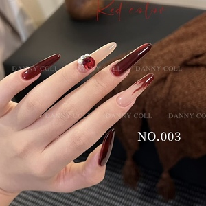 ชุดเจลทาเล็บสีแดงเบอร์กันดี 30 สี ปราศจากสาร TPO และ HEMA สำหรับยูวีและแอลอีดี  ลอกออกได้  สำหรับตกแต่งเล็บ  รับทำโลโก้ตามสั่ง  ขายส่ง  ซีรีส์สีแดง - Product Image 5