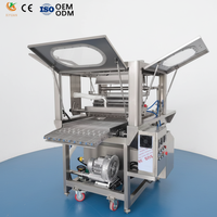 Machine automatique commerciale de glaçage au chocolat pour beignets, pâtisseries et biscuits