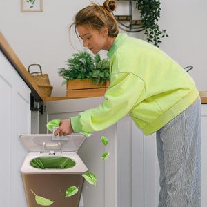 Khử Mùi <span class=keywords><strong>Carbon</strong></span> Bộ lọc tương thích với nhà bếp compost Bin, thay thế vỏ dừa than hoạt tính làm sạch khử mùi - Product Image 5