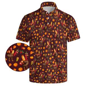 Ropa Aloha de moda para hombre con detalles filipinos de Barong <span class=keywords><strong>Tagalog</strong></span> para una aventura tropical - Product Image 5