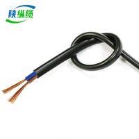 Cable de Cobre Plano Flexible de 2 Núcleos con Aislamiento de PVC, Equivalente a SPT, Cable de Alimentación Eléctrica para Cableado Doméstico