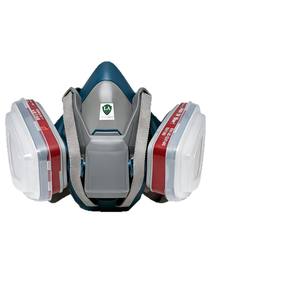 Masque à gaz demi-visage en silicone 6200 réutilisable et lavable avec filtre à <span class=keywords><strong>charbon</strong></span> <span class=keywords><strong>actif</strong></span> pour la peinture au pistolet et la sécurité industrielle - Product Image 1