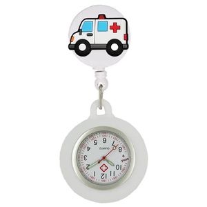 Nuevo Reloj de Bolsillo de Silicona Luminoso Retráctil con Dibujos Animados de Enfermera, Movimiento de Cuarzo, para Mujeres, Estudiantes, Uso en Exámenes - Product Image 5