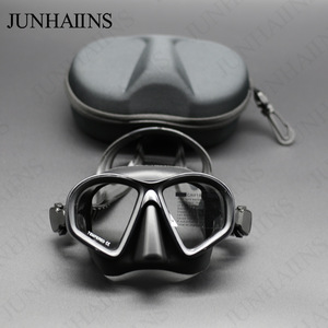 Junhaiins Diving Mask Black With Camera Mount Anti Fog Silicone Adult Freediving Snorkeling Water Sports - Product Image 3