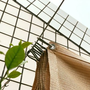 Hot bán băng + Băng 180gsm Sun Shade sóng Shade Sail New Virgin HDPE chất liệu UV bị chặn vải dệt kim ngoài trời Shades bãi biển giường - Product Image 3