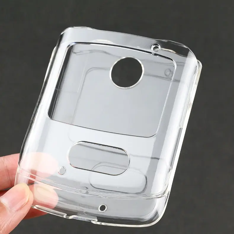 Voor Motorola Moto Razr 5G Anti Shock Eenvoudige Plastic Hard Transparant Clear Pc Mobiele Telefoon Gevallen Cover