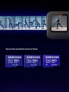 Tarjeta de Memoria <span class=keywords><strong>MicroSD</strong></span> <span class=keywords><strong>SAMSUNG</strong></span> PRO Plus de 128 GB a 1 TB, hasta 180 m/s, U3, 4K para Teléfonos - Product Image 4