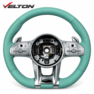 <span class=keywords><strong>Volant</strong></span> en cuir avec palettes de changement de vitesse LED noires pour Mercedes GLE <span class=keywords><strong>AMG</strong></span> 53 <span class=keywords><strong>2022</strong></span> - Accessoires intérieurs de voiture - Product Image 1
