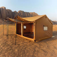 Tente gonflable imperméable en tissu Oxford à imprimé arabe, automatique quatre saisons pour le camping en plein air dans le désert