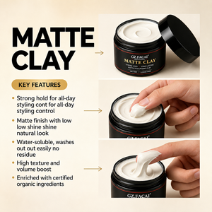 Échantillons de marque privée disponibles – Pâte coiffante mate texturisante pour hommes, qualité salon, tenue forte et longue durée - Product Image 5