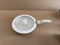 Ensemble de cuisine moderne en marbre beige, 9 pièces, détachable, antiadhésif, sain, poêle à frire, casserole en aluminium, acier inoxydable